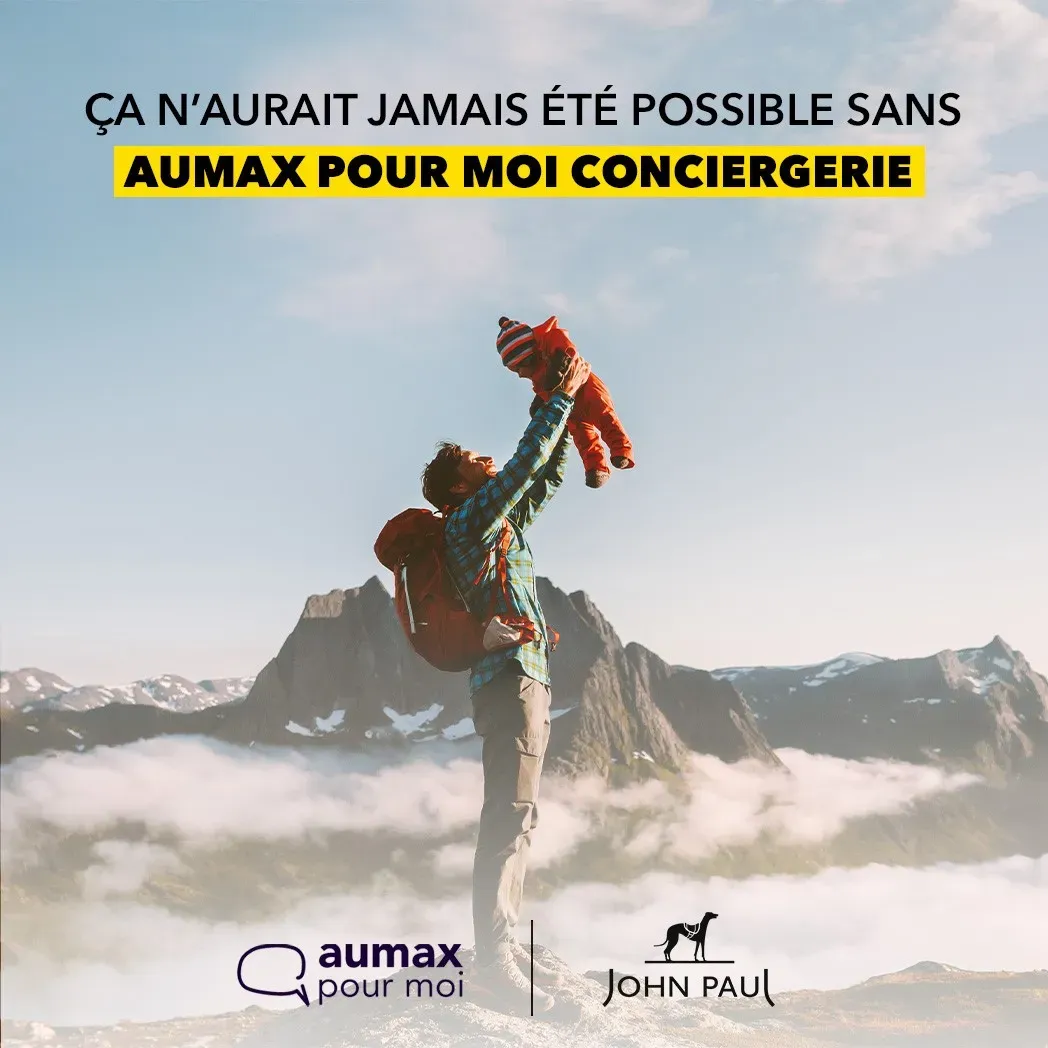 Aumax pour moi and John Paul family hike