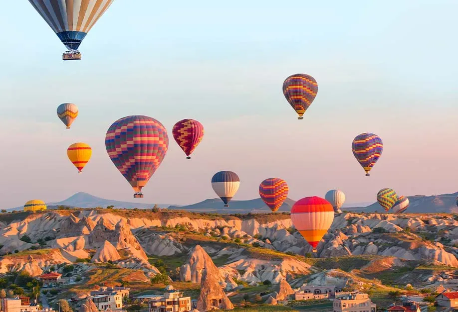 hot air balloons
